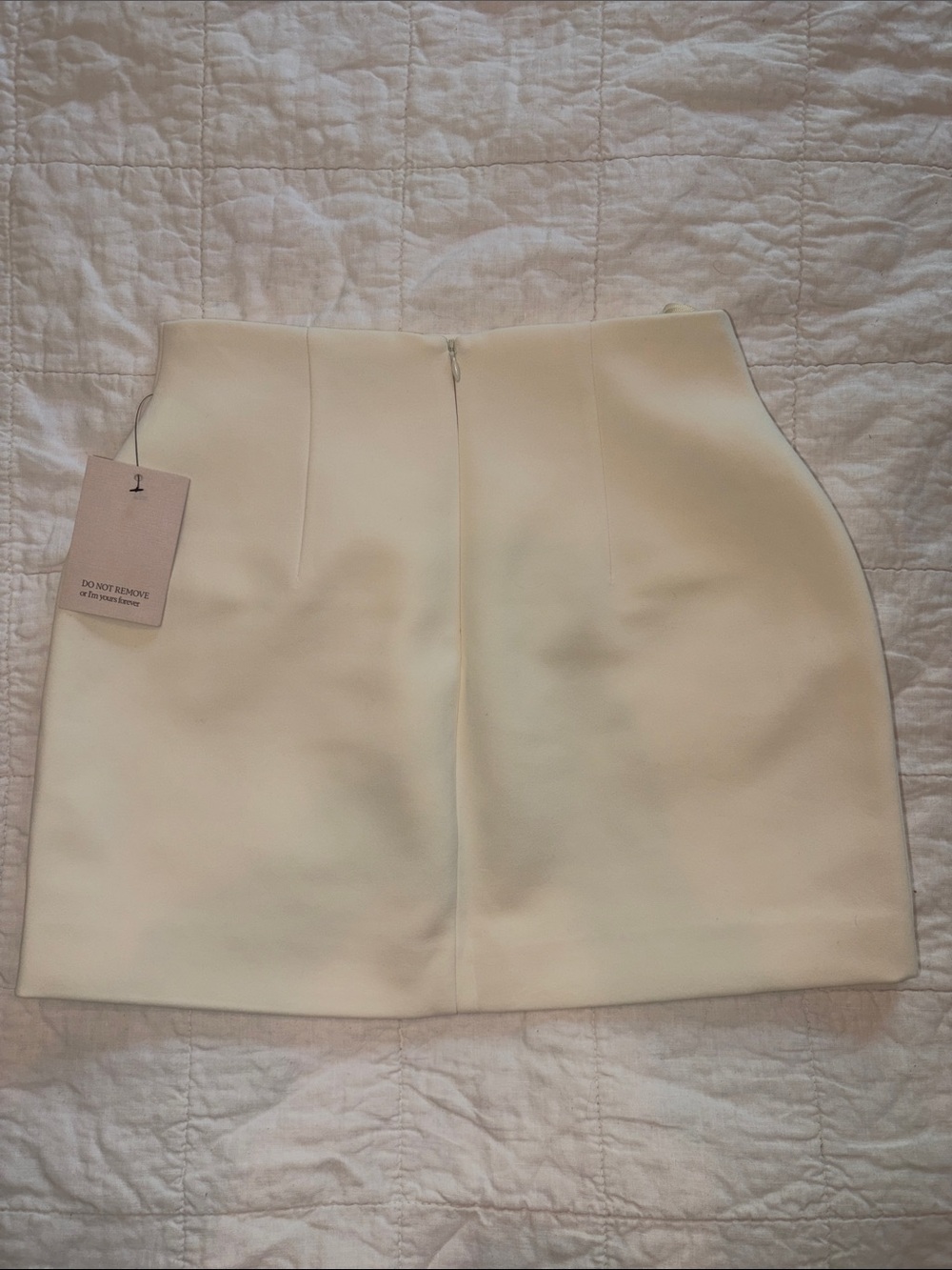 Odd Muse Cream Mini Skirt - Picture 4 of 5